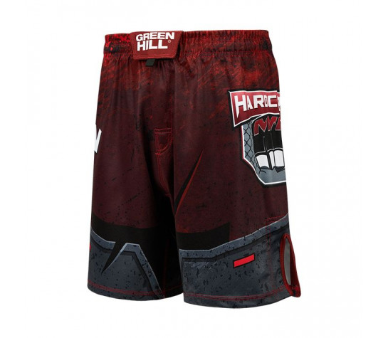 Шорты "Green Hill" HARDCORE MMA красные, p.S Красный image